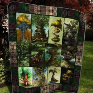 Tree House P904011 Quilt Blanket  Quilt